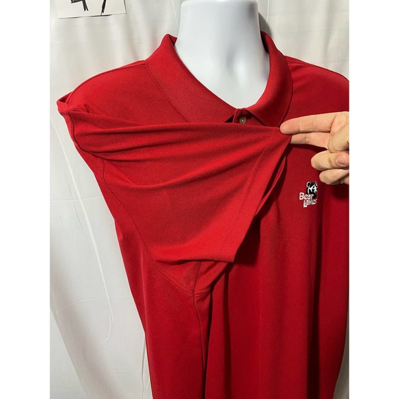 Greg Norman Men's Polo Golf Shirt Performance Play Dry 4XL RED - Picture 6 of 10